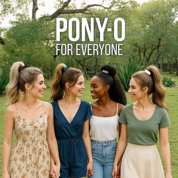 Large Bendable Hair Ties for Thick Hair Secure Non-Damaging Black main image 7